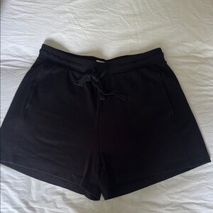 Lou & Grey Black Athletic Shorts with Elastic Waistband